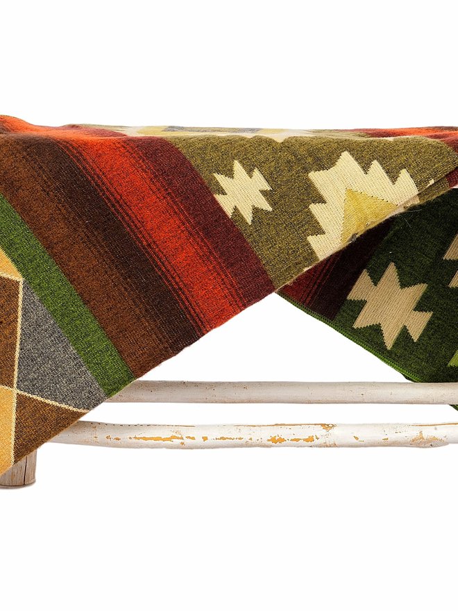 Alpaca Native Blanket Alpaca wool blanket Handmade Fair Trade