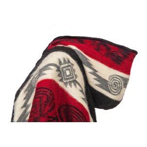 EcuaFina Alpaca Poncho Maya Zwart
