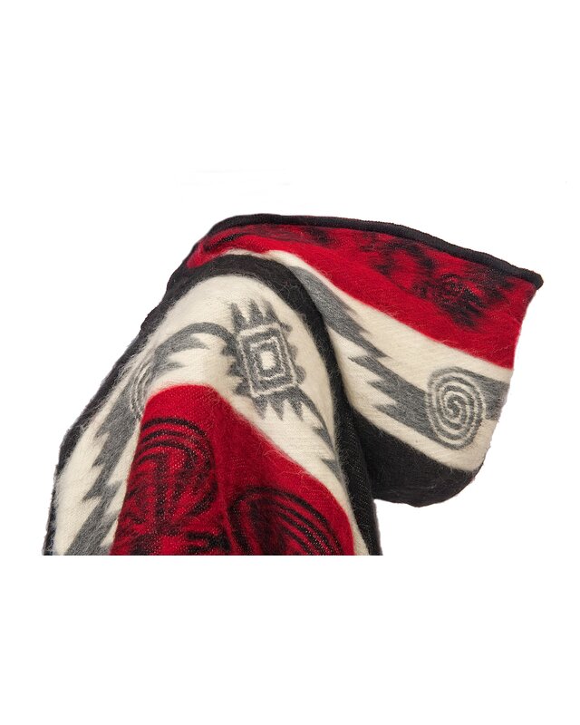 EcuaFina Poncho Maya Schwarz