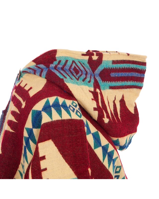 EcuaFina Poncho Quitu Rood