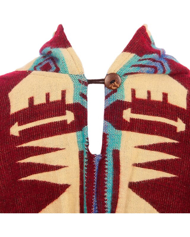 EcuaFina Poncho Quitu Rood