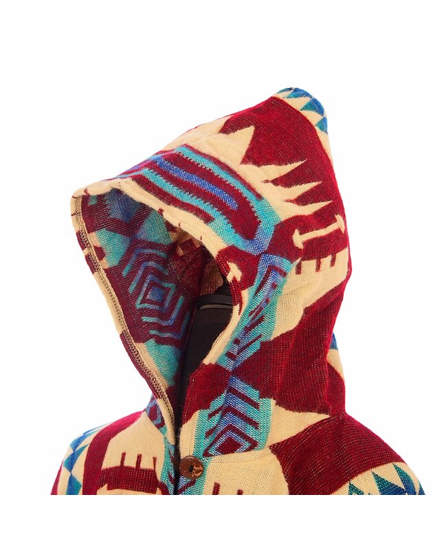 EcuaFina Poncho Quitu Rood