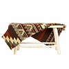 Alpaca native blanket - Double-sided woven - Native Design - FairTrade & Authentic - Antisana - Green