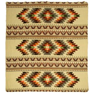 EcuaFina Alpaca native blanket -Antisana  Green