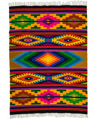 EcuaFina Tapis aztèque en laine
