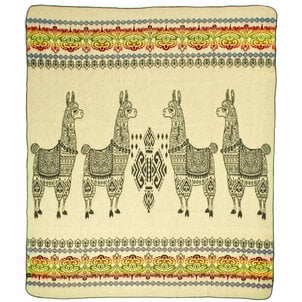 EcuaFina Alpaca native blanket - Alpaca - Grey