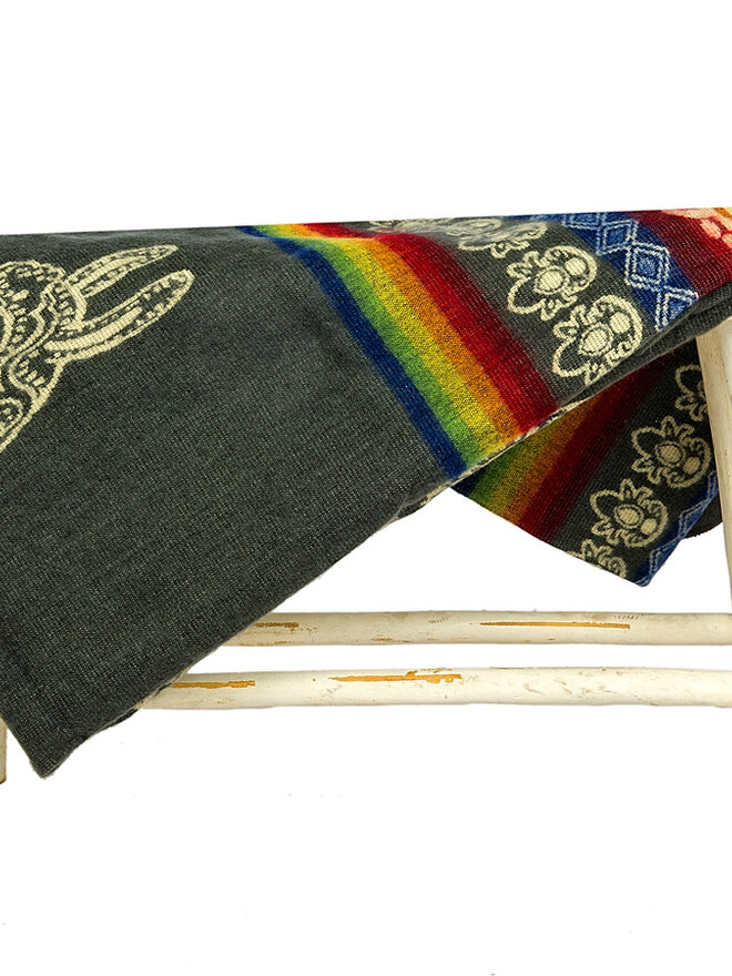 Alpaca Native Blanket Alpaca wool blanket Handmade Fair Trade