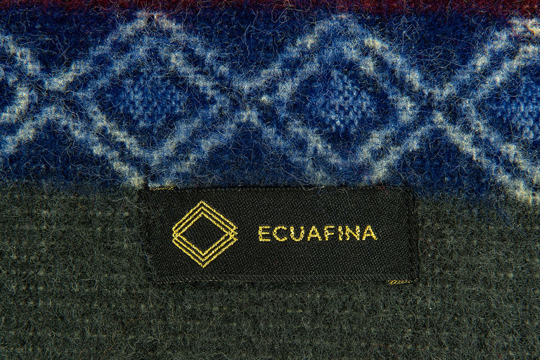 EcuaFina Alpaka native Decke - Alpaka - Grau