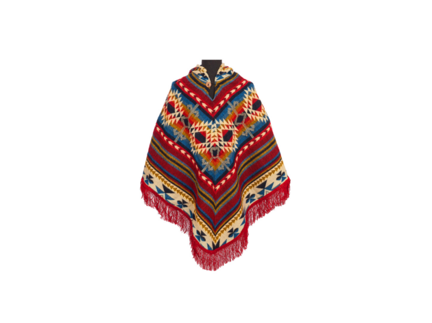 EcuaFina Poncho Triangle Red