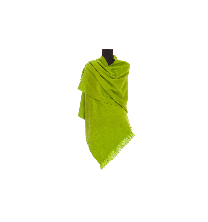 Alpaca Sjaal Lime Groen