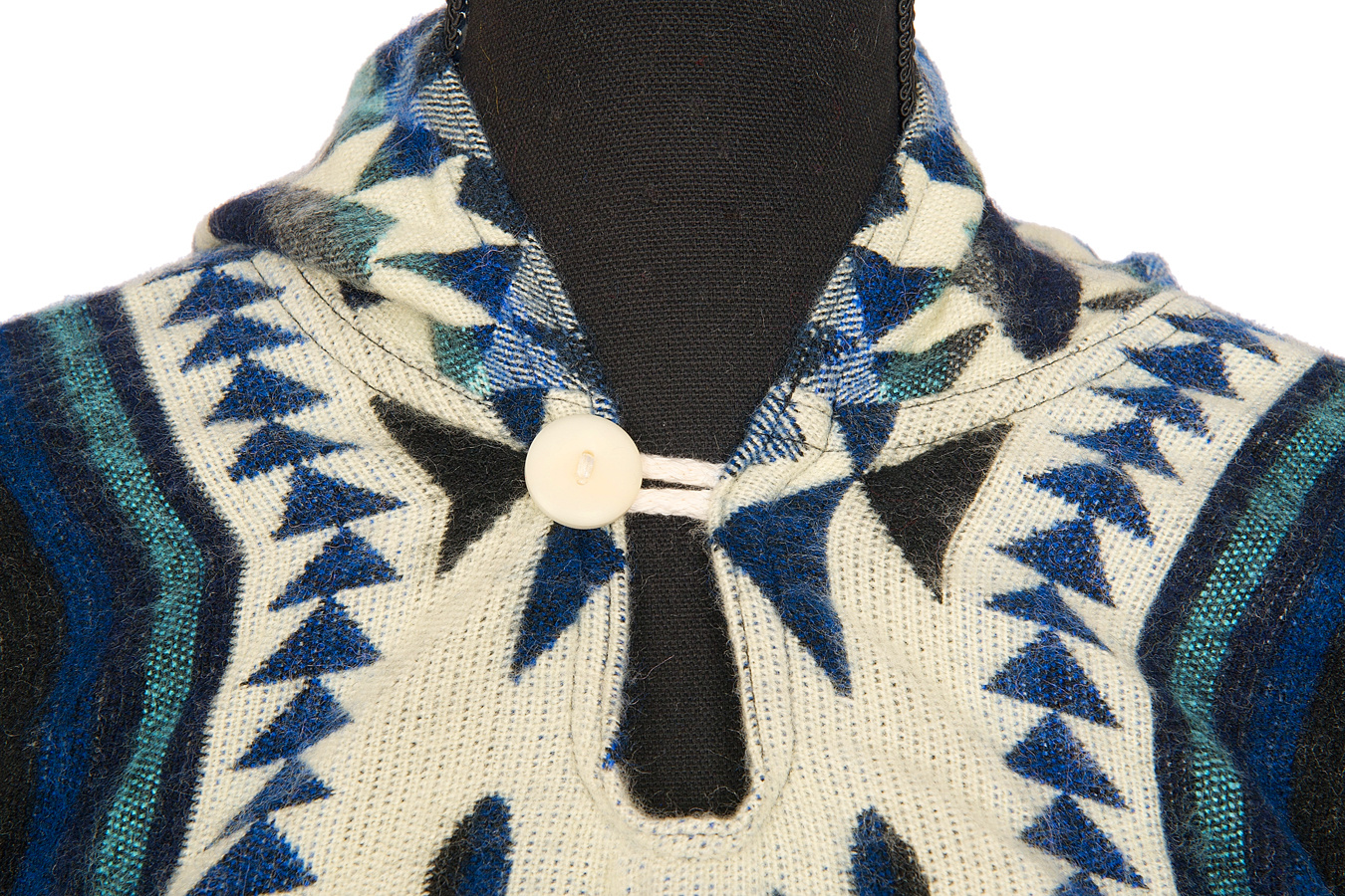 EcuaFina Poncho Shuar Blau