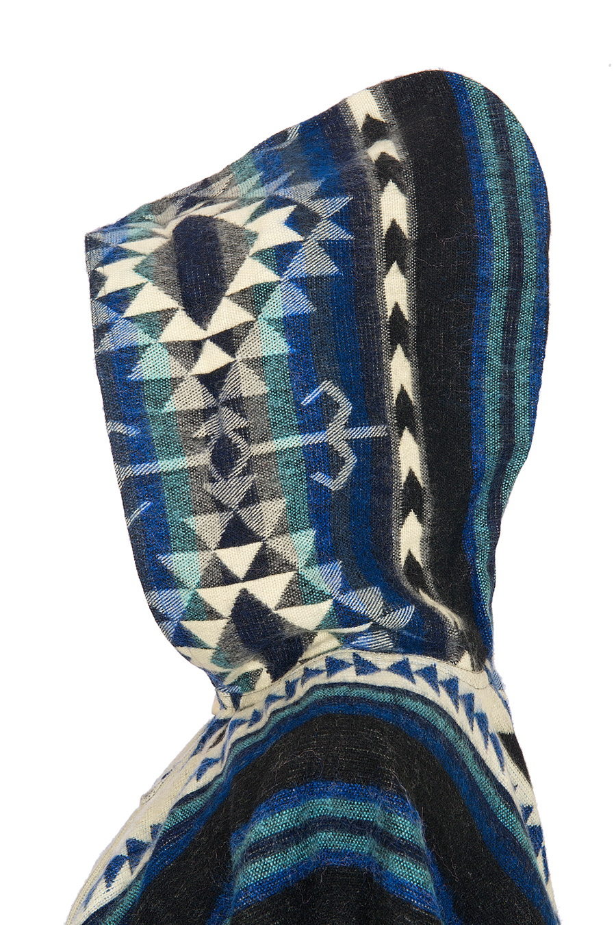 EcuaFina Poncho Shuar Blau