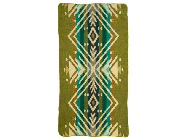 EcuaFina Mini Native Deken-  Imbabura Groen