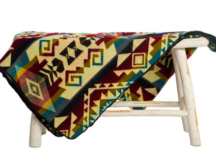 EcuaFina Mini Alpaca native blanket Chimborazo - Multicolor EcuaFina Mini Alpaca native blanket Chimborazo - Multicolor
