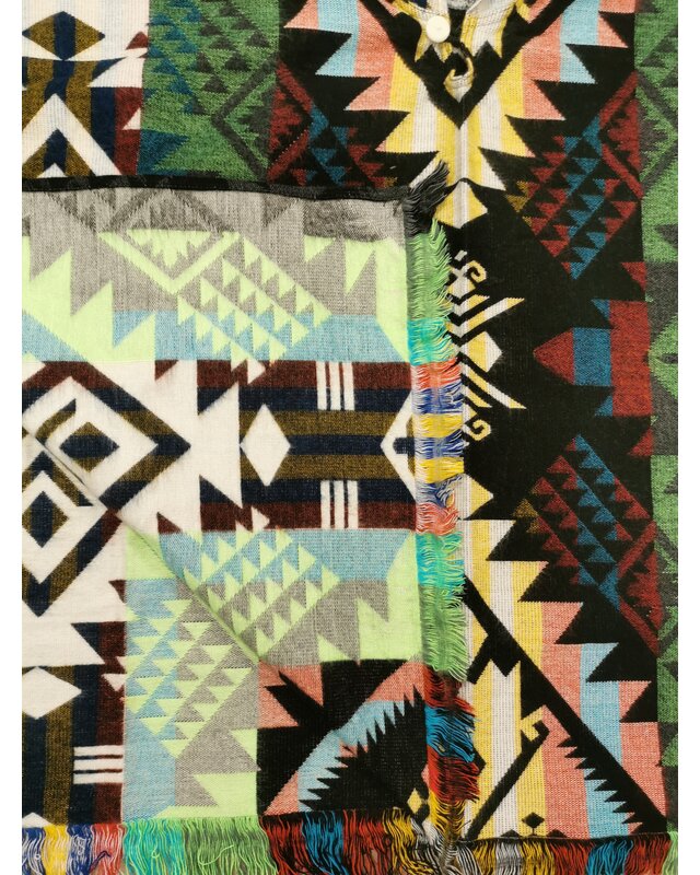 EcuaFina Poncho Waorani Vert