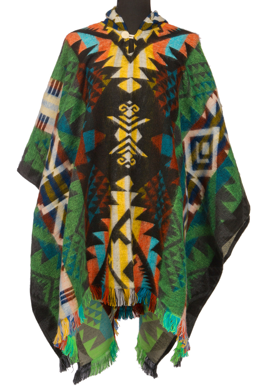 EcuaFina Poncho Waorani Vert