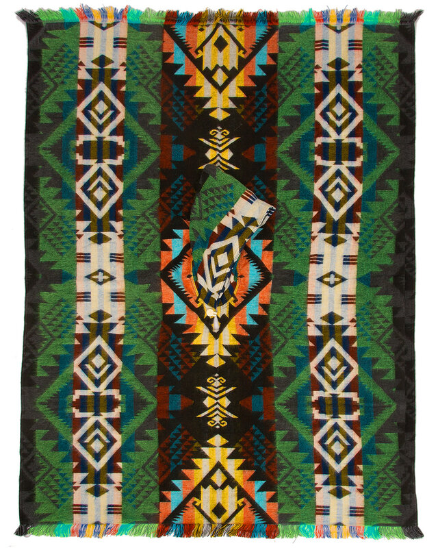EcuaFina Poncho Waorani Vert