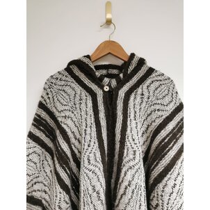 EcuaFina Poncho Elena marron