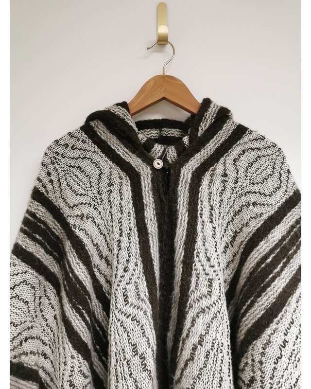 EcuaFina Poncho Elena marron