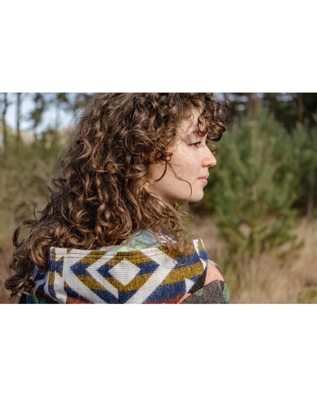EcuaFina Poncho Waorani Vert