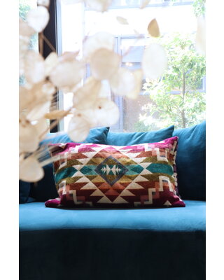 EcuaFina Rectangle alpacawool pillow - Chimborazo Pink