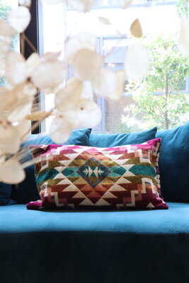 EcuaFina Rectangle alpacawool pillow - Chimborazo Pink