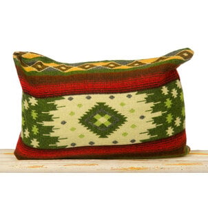 EcuaFina Cushion - Quilotoa green
