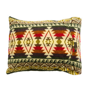 EcuaFina Coussin 40x60 cm double face - Cayambe Vert - avec coussin de garnissage composé d'un rembourrage 100 % plumes de canard et d'une housse 100 % coton