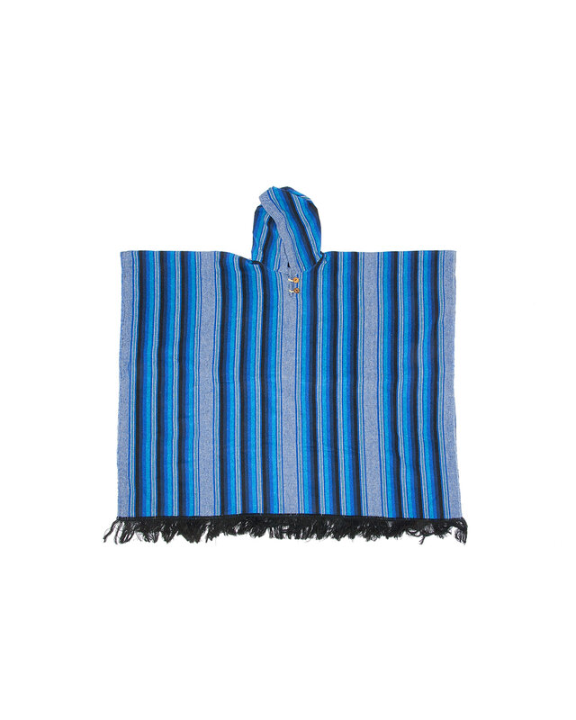 EcuaFina Poncho Secoya Blau | Baumwolle | Sommerponcho | EcuaFina | Sommer 2024