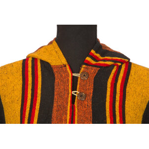 EcuaFina Poncho Siona Schwarz / Gelb | Baumwolle | Sommerponcho | EcuaFina | Sommer 2023