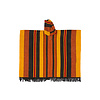 Poncho Siona Zwart / Geel | Katoen | Zomer poncho | EcuaFina | Zomer 2023