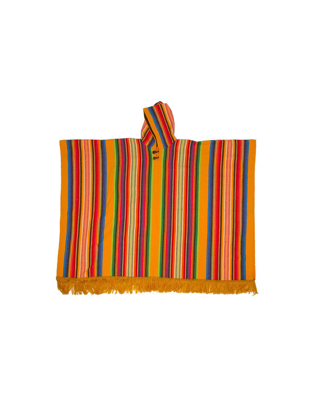 EcuaFina Poncho Sapara Yellow | Cotton | Summer poncho | EcuaFina |