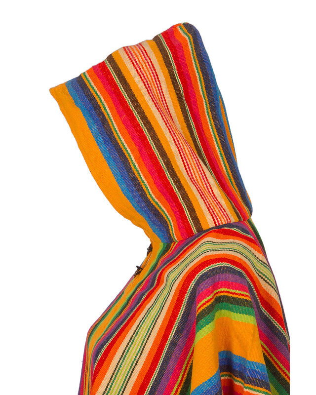 EcuaFina Poncho Sapara Yellow | Cotton | Summer poncho | EcuaFina |