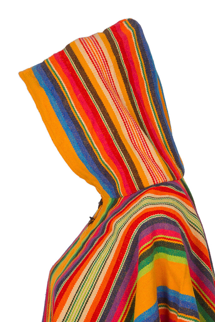 EcuaFina Poncho Sapara Jaune - Poncho d'été -