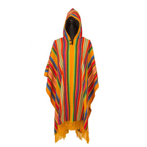 EcuaFina Poncho Sapara Yellow | Cotton | Summer poncho | EcuaFina |