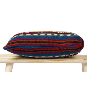 EcuaFina Coussin 60 x 40 cm - Cotopaxi mix double face - avec un coussin de garnissage  ayant une enveloppe 100% en cotton et rembourré 100% en plumes de canard.