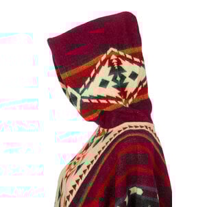 EcuaFina Poncho Canari Bordeaux