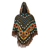 Poncho Driehoek Bruin