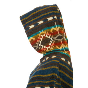 EcuaFina Poncho triangulaire marron