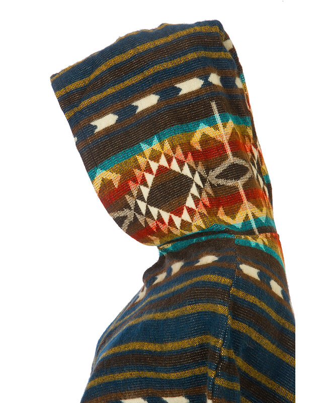 EcuaFina Poncho triangulaire marron