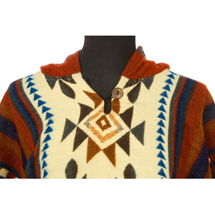EcuaFina Poncho Quichua Brown