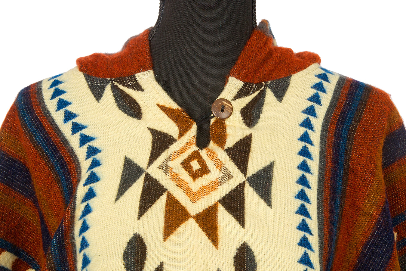EcuaFina Poncho Quichua Brown