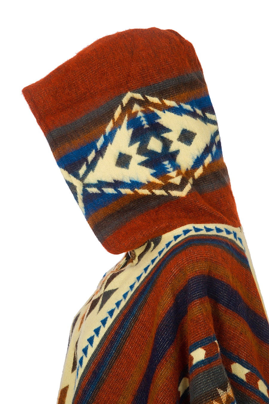 EcuaFina Poncho Quichua Brown