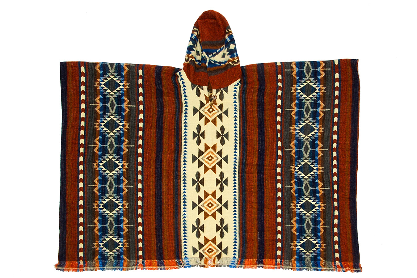 EcuaFina Poncho Quichua Brown