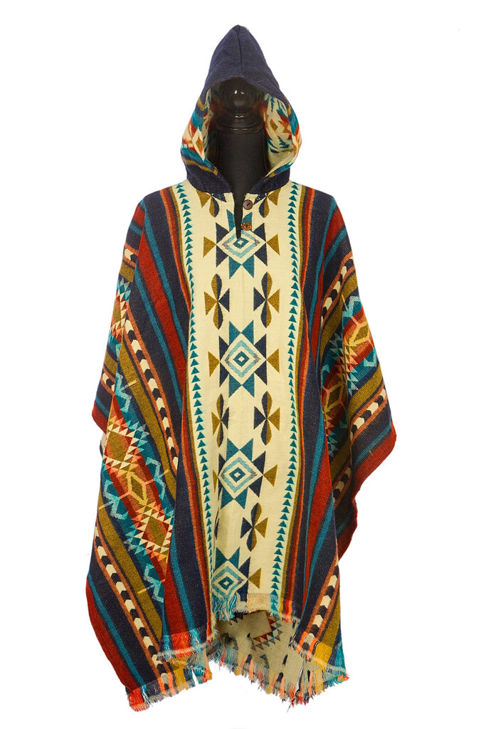 EcuaFina Poncho Paleo Colormix