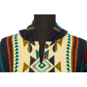 EcuaFina Poncho Paléo coloré