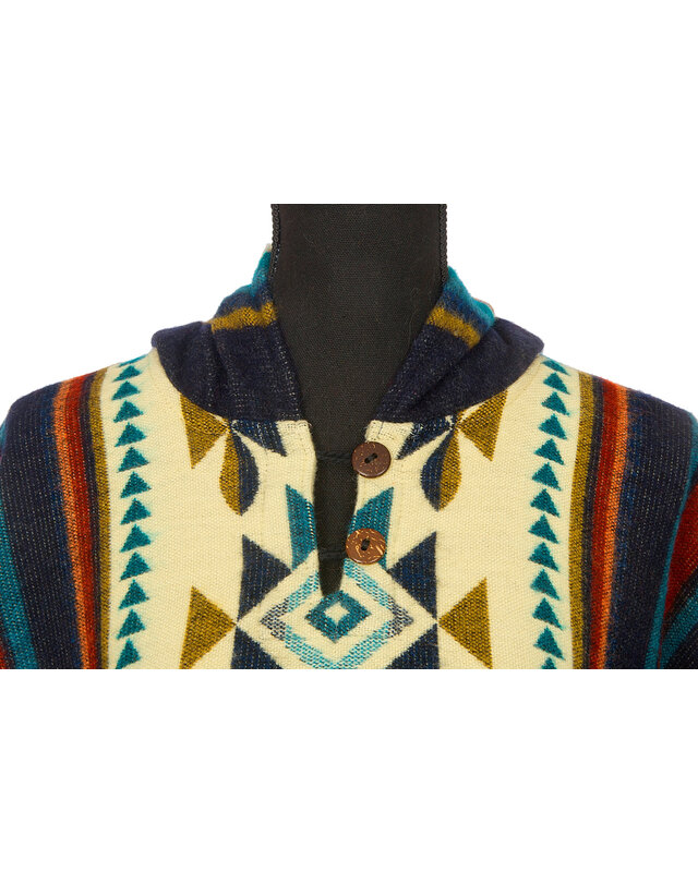 EcuaFina Poncho Paleo Kleurmix