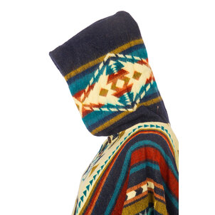 EcuaFina Poncho Paléo coloré