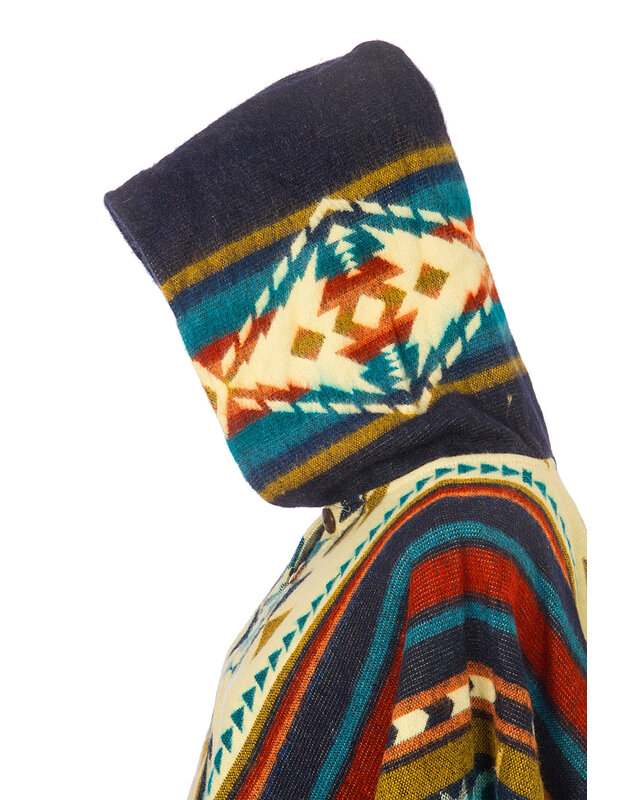 EcuaFina Poncho Paleo Kleurmix