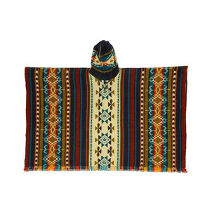 EcuaFina Poncho Paléo coloré